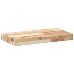 vidaXL Étagère flottante 60x20x4 cm bois d'acacia massif non traité