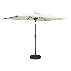 vidaXL Parasol de jardin avec lumières LED et base 200 x 300 cm
