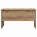 vidaXL Table basse Chêne artisanal 102 x 50 5 x 46 5 cm