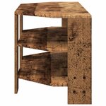 vidaXL MeubleTVd'Angle Bois Ancien 102x40 5x45cm Bois d'ingénierie