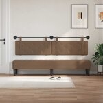 vidaXL Tête de lit suspendue Cappuccino Simili cuir