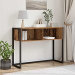 vidaXL Table d'appoint Bois Ancien 100 x 36 x 75 cm Bois d'ingénierie