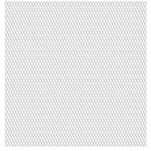 vidaXL Panneau de grillage de jardin Acier inox 50x50 cm 30x17x2 5 mm