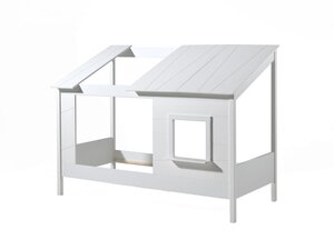LIO Lit cabane 90x200cm + Lit gigogne
