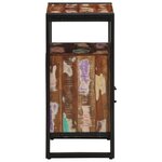 vidaXL Cabinet de Salle de Bain Multicolore 40x35x75 cm en Bois Massif Récupéré