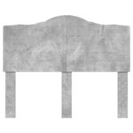 vidaXL Tête de lit Gris béton 135 cm Bois d'ingénierie