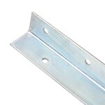 Vidaxl piquet de sol en forme de l 12 pièces acier galvanisé 5 x 5 x 50cm