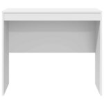 vidaXL Bureau Blanc 90 x 50 x 76 cm Bois d'ingénierie