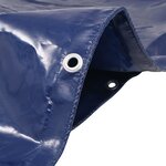 vidaXL Bâche 650 g / m² 4 x 4 m Bleu