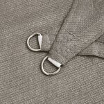vidaXL Voile d'ombrage 160 g/m² rectangulaire gris clair 2x3 m PEHD