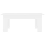 vidaXL Table basse Blanc 100x60x42 cm Bois d'ingénierie