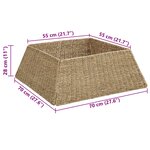 vidaXL Collier de sapin de Noël Marron 70 x 70 x 28 cm