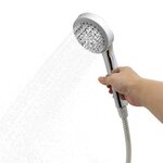 vidaXL Douche solaire extérieure Noir 217 cm PVC et aluminium