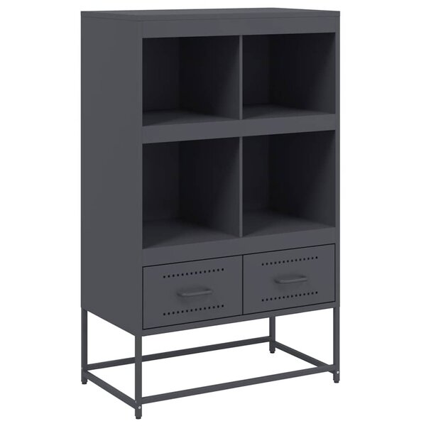 vidaXL Buffet haut anthracite 68x39x111 5 cm acier