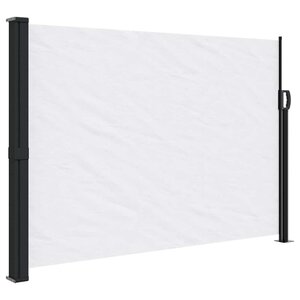 vidaXL Auvent latéral rétractable blanc 140x600 cm
