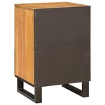 vidaXL Armoire de salle de bain avec étagère Marron 38 x 33 x 58 cm