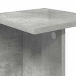 vidaXL Support de Plante Gris béton 25 x 25 5 x 60 5 cm