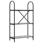vidaXL Étagère Sonoma gris 60 x 30 x 109 cm Bois d'ingénierie