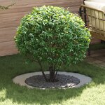vidaXL Pot en métal galvanisé Galvanisé Métal Grand Durable