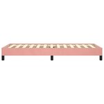 vidaXL Cadre de lit sans matelas rose 90x190 cm velours