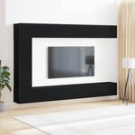 vidaXL Ensemble meuble TV 9 Pièces Chêne noir 30.5 x 30 x 110 cm