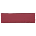 vidaXL Coussin pour banc de palette Bordeaux 140 x 40 x 8 cm