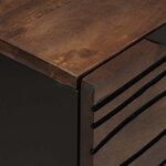 vidaXL Buffets 2 Pièces Marron 60 x 33.5 x 75 cm bois de manguier massif