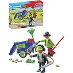 PLAYMOBIL 71434 - Agents d'entretien voirie avec équipement
