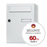 Boite à colis Eclipse 1 porte blanc mat RAL 9016 M