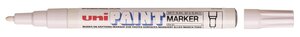 Marqueur PAINT Marker PX21 Pointe conique fine 0 8 - 1 2mm Blanc UNI-BALL