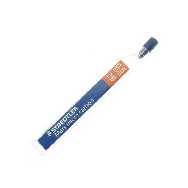 Etui de 12 mines 'mars micro carbon' 0 5 mm 2b x 12 staedtler