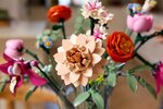 LEGO Botanicals - Bouquet de Fleurs Roses - Set de Décoration 10342 pour Adultes