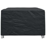 vidaXL Housse pour mobilier d'extérieur Noir 240 x 160 x 100 cm 420D