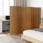 vidaXL Cloison de séparation marron largeur 600 cm hauteur 165 cm bambou