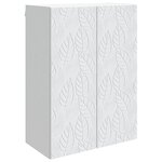 vidaXL Armoire Murale Blanc 66 x 34 5 x 90 cm Bois d'ingénierie