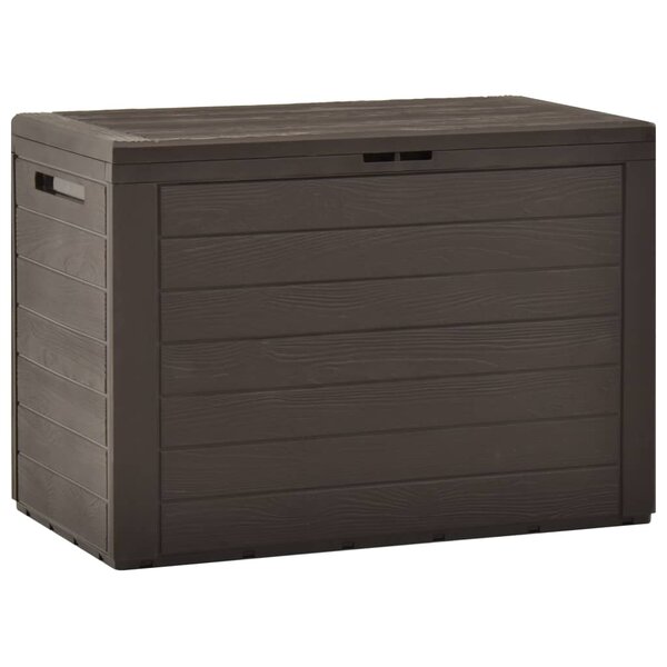 vidaXL Boîte de rangement de jardin Marron 78x44x55 cm