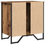 vidaXL Meuble de lavabo Vieux bois 60x35x50 cm en bois reconstitué