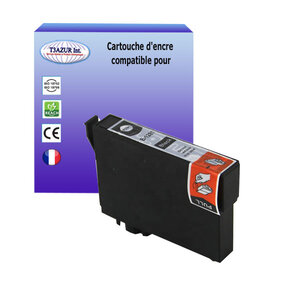 Cartouche Compatible pour Epson Stylus S22, SX125, SX130, SX23, SX235, SX235W, SX420W remplace Epson T1281 Noire - T3AZUR