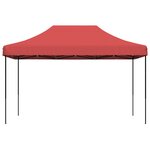 vidaXL Tente de fête 292 x 440 x 315 cm Bordeaux Tissu Oxford