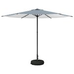 vidaXL Parasol de jardin avec base 300 x 300 cm Polyester