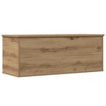 Boîte de rangement vidaXL en Chêne Artisan 90x35x35 cm en bois d'ingénierie