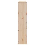 vidaXL Tête de lit avec rangement 160 cm bois massif de pin