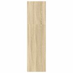 vidaXL Bibliothèque chêne sonoma 60x30x114 cm bois d'ingénierie