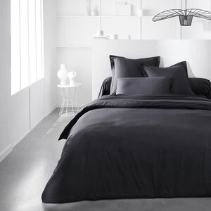 Housse de couette - 220 x 240 cm uni - Fusain