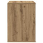 vidaXL Commode d'angle chêne artisanal 80x41x58 cm bois d'ingénierie