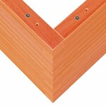 vidaXL Jardinière cire marron 90x40x45 5 cm bois de pin massif