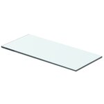 vidaXL Panneaux d'étagère 2 Pièces Verre Transparent 40 x 12 cm