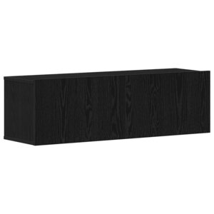 vidaXL Meuble TV Chêne noir 100 x 30 x 30 cm Bois d'ingénierie