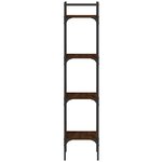vidaXL Bibliothèque à 4 niveaux chêne 35x30x138 5 cm bois d'ingénierie