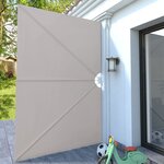 vidaXL Auvent latéral pliable de terrasse Crème 300 x 200 cm